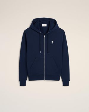 Ami Paris Cotton Sweatshirt - Blue