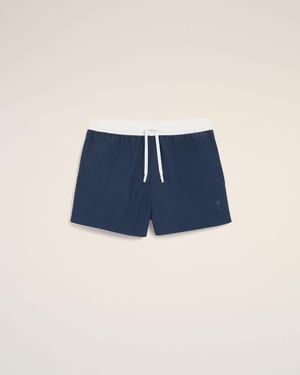 Ami Paris Nylon Short Swimsuit - Blue