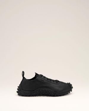 Ami Paris Cow Leather Mirage Trainers - Black