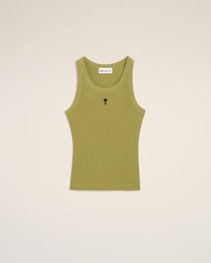 Ami Paris Top Ami De Cœur - Green