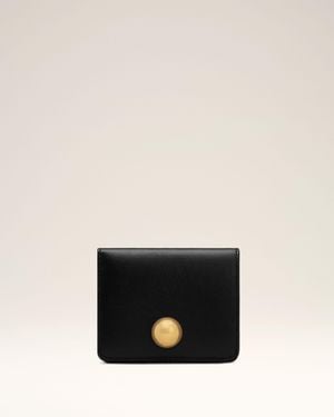 Ami Paris Carrousel Cow Leather Folded Wallet - Natural