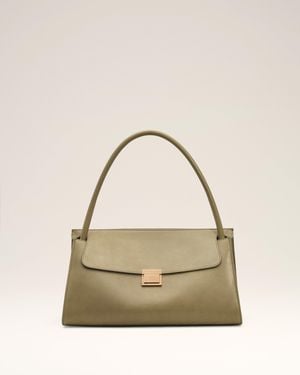 Ami Paris Smooth Leather Mimi Bag - Natural