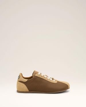Ami Paris Nylon Soft Sneakers - Natural