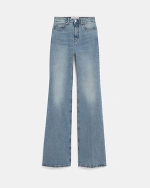 Ami Paris Flare-Fit Cotton Jeans - Blue