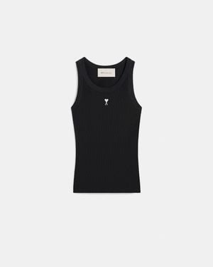 Ami Paris Sleeveless Tops - Black