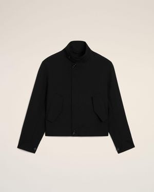 Ami Paris New Wool Harrington Jacket - Black