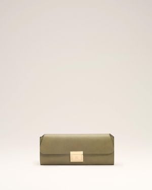 Ami Paris Smooth Leather Mimi Pouch - Natural