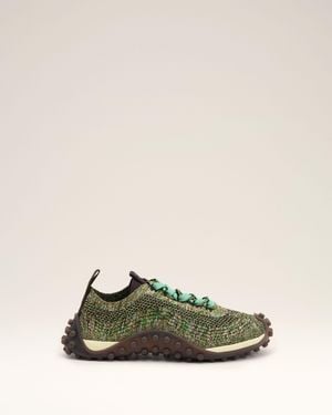 Ami Paris Knit Mirage Trainers - Green