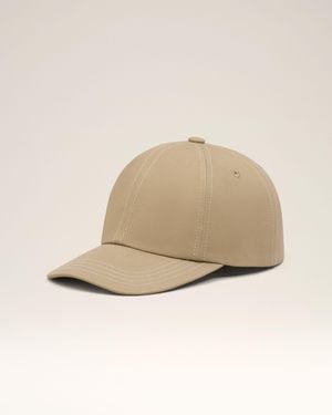 Ami Paris Cotton Back Ami De Coeur Cap - Natural