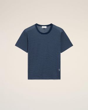 T-shirt Ami Paris Bleu Ciel - Taille XL - Neuf Avec étiquettes - Coton Confortable - Unisexe Tendance