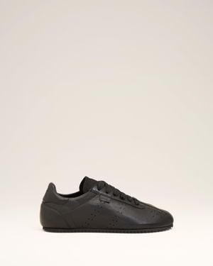 Ami Paris Cow Leather Soft Trainers - Natural