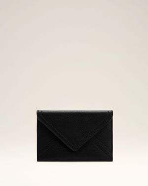 Ami Paris Taurillon Leather Etienne Envelope Card Holder - Natural