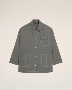 Ami Paris Light Jackets - Grey