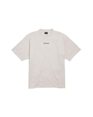 Balenciaga New Back T-Shirt Medium Fit - White
