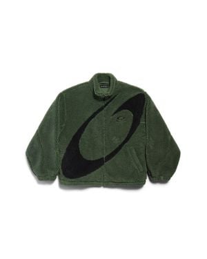Balenciaga Giacca Con Zip Loop Sports Icon - Verde