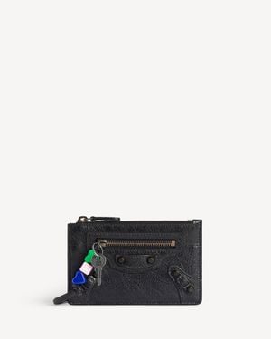 Balenciaga Le City Long Coin And Card Holder - Black