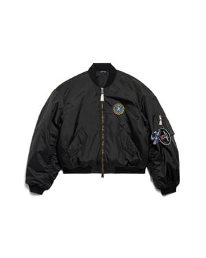 Balenciaga Bomber Jacket Large Fit - Black
