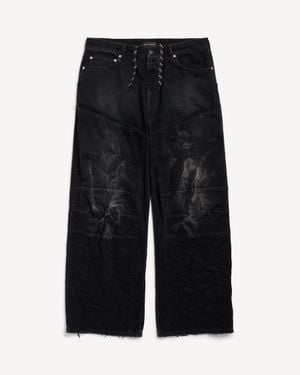 Balenciaga Double Knee Trousers - Black