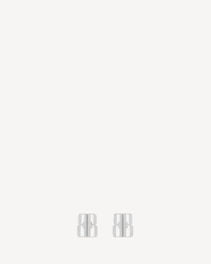 Balenciaga Nano Xs Stud Earrings - White