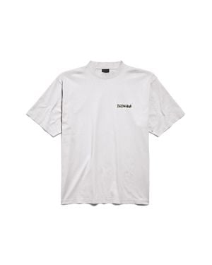 Balenciaga Masking Tape T-Shirt Medium Fit - White