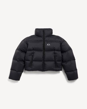 Balenciaga Cropped Puffer - Black