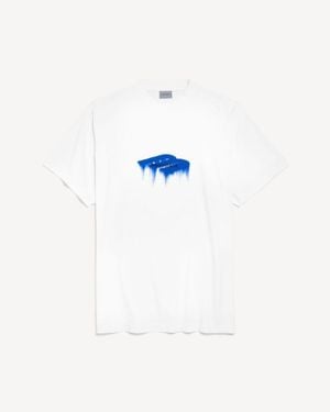 Balenciaga Wet Brush Oversized T-Shirt - White