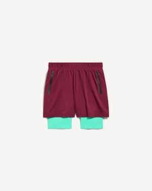 Balenciaga Techwear Shorts - Red