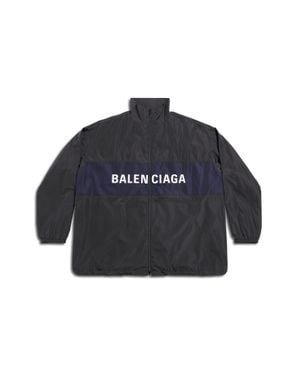 Balenciaga Zip-up Jacket Black - Blue