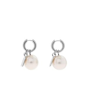Balenciaga Pearl Earrings - Metallic