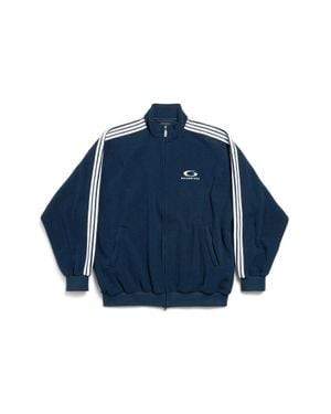 Balenciaga Loop Sports Icon Zip-Up Jacket - Blue