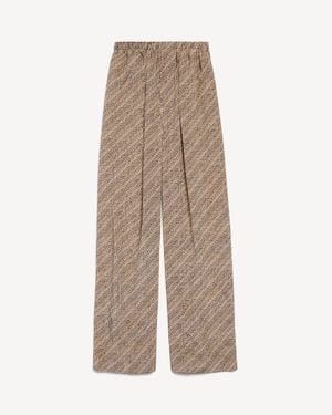 Balenciaga Monogram Pyjamahose - Natur