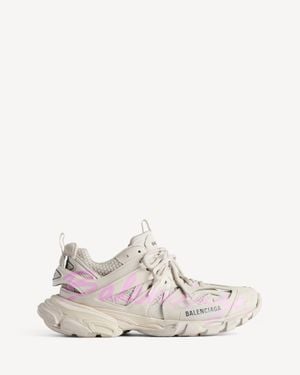 Balenciaga Track Signature Trainer - Pink