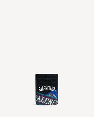 Balenciaga Cash Magnet Card Holder - Black