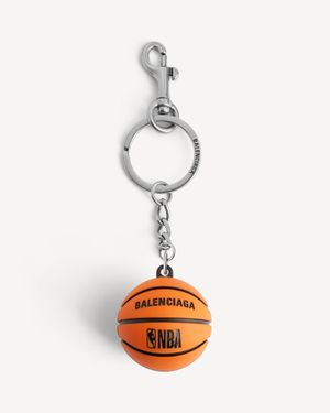 Balenciaga Nba Collaboration Charm/Palla Portachiavi - Metallizzato
