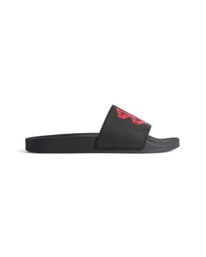 Balenciaga Sandalia Pool - Negro