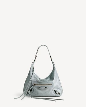 Balenciaga Borsa Hobo Le City Piccola - Grigio
