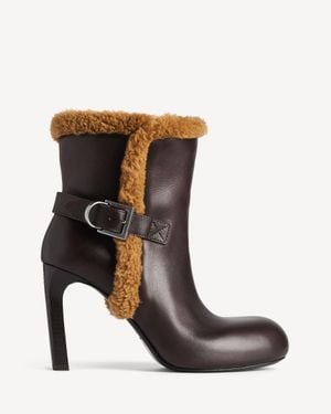 Balenciaga Fargo Bootie - Brown