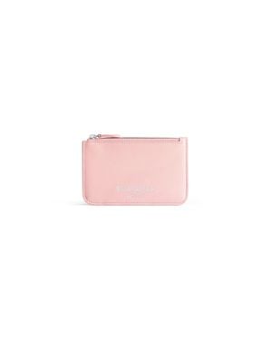 Balenciaga Cash 2.0 Long Coin And Card Holder - Pink