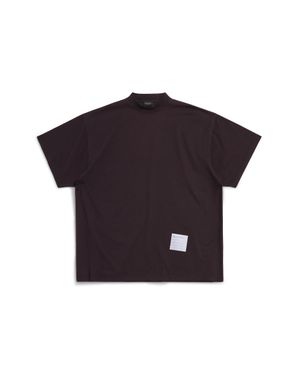 Balenciaga T-Shirt Sample Sticker Oversize - Blu
