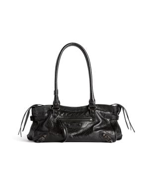 Balenciaga Le City Bag East-West - Black