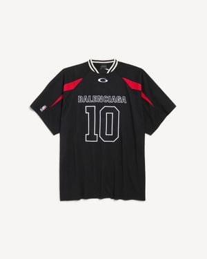 Balenciaga Nba Collaboration Oversized T-Shirt - Black