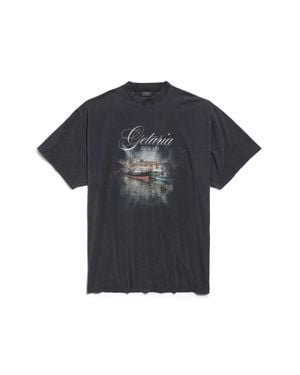 Balenciaga Getaria T-shirt Oversized - Black