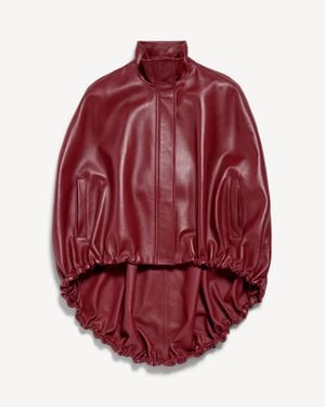 Balenciaga Short Cape - Red