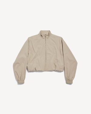 Balenciaga Folded Tracksuit Jacket - Natural