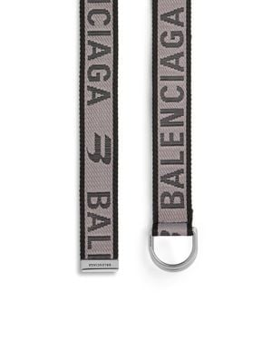 Balenciaga D Ring Belt - White