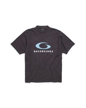Balenciaga Airport Tag T-Shirt Medium Fit in Black for Men
