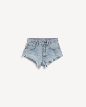 Balenciaga Minishorts - Blau