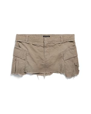 Balenciaga Cargo Mini Skirt - Natural