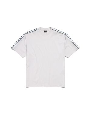 Balenciaga Stripe T-Shirt Medium Fit - White