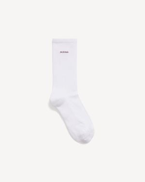 Balenciaga Calze Logo - Bianco